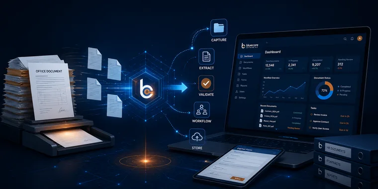 Digital Office Workflow Digitization concept preview